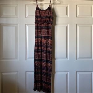 Tribal print maxi dress
